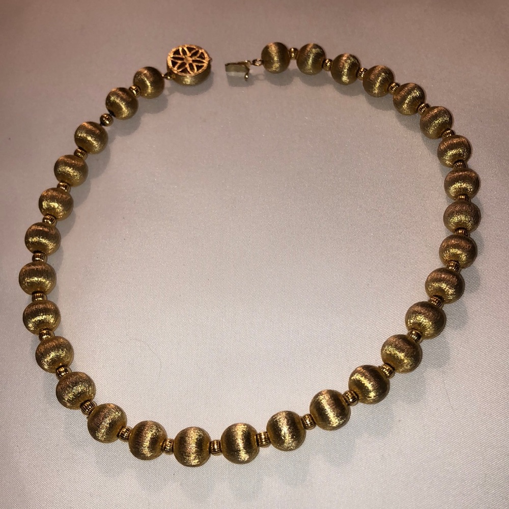 vintage gold-tone necklace mid-20th century unique designs and historical